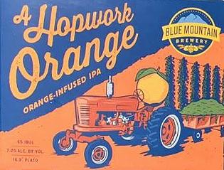 A Hopwork Orange by Blue Mountain Brewery