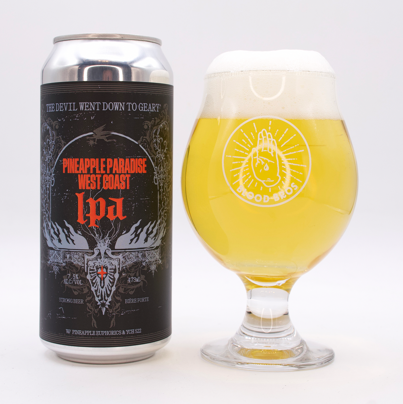 TDWDTG Pineapple Paradise West Coast IPA by Blood Brothers Brewing