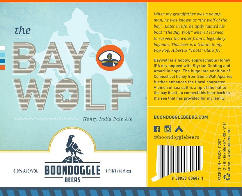 The Baywolf Honey IPA by Boondoggle Brewing
