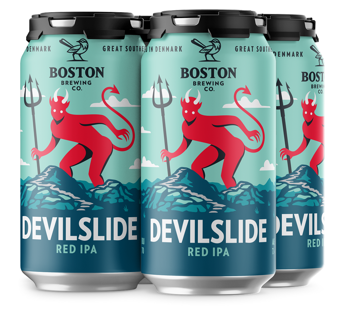 DEVILSLIDE RED IPA by Boston Brewing