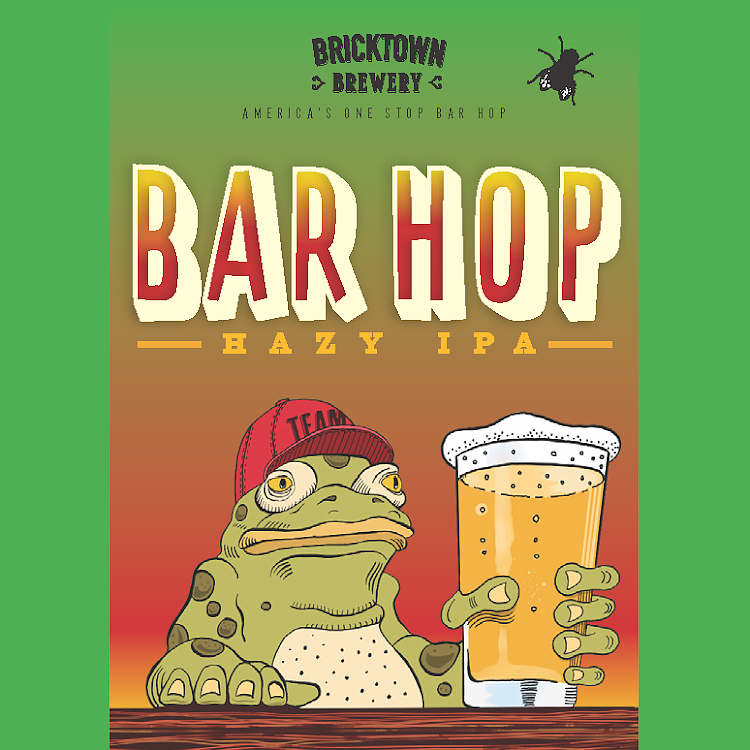 Bar Hop Hazy IPA by Bricktown Brewery
