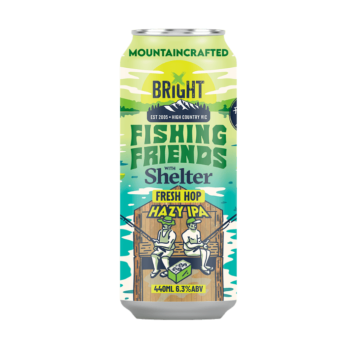 Fishing Friends Fresh Hop Hazy IPA by Bright Brewery