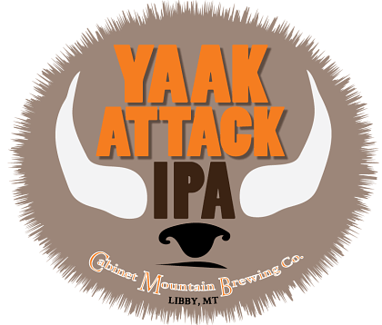 Yaak Attack IPA by Cabinet Mountain Brewing Co