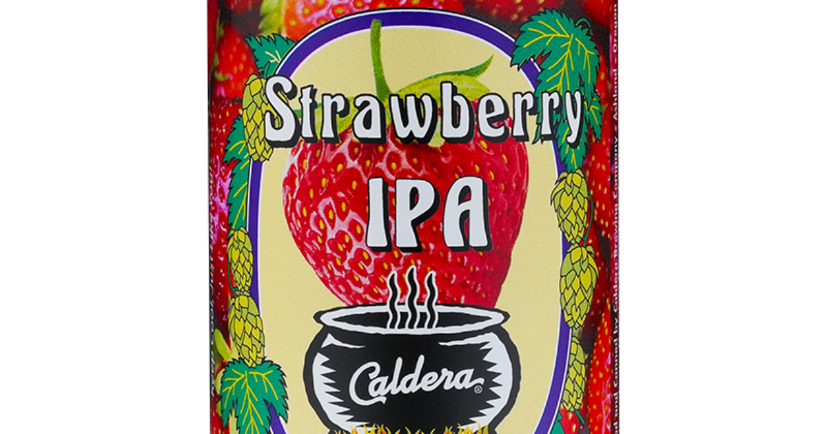 Strawberry IPA by Caldera Brewing Co