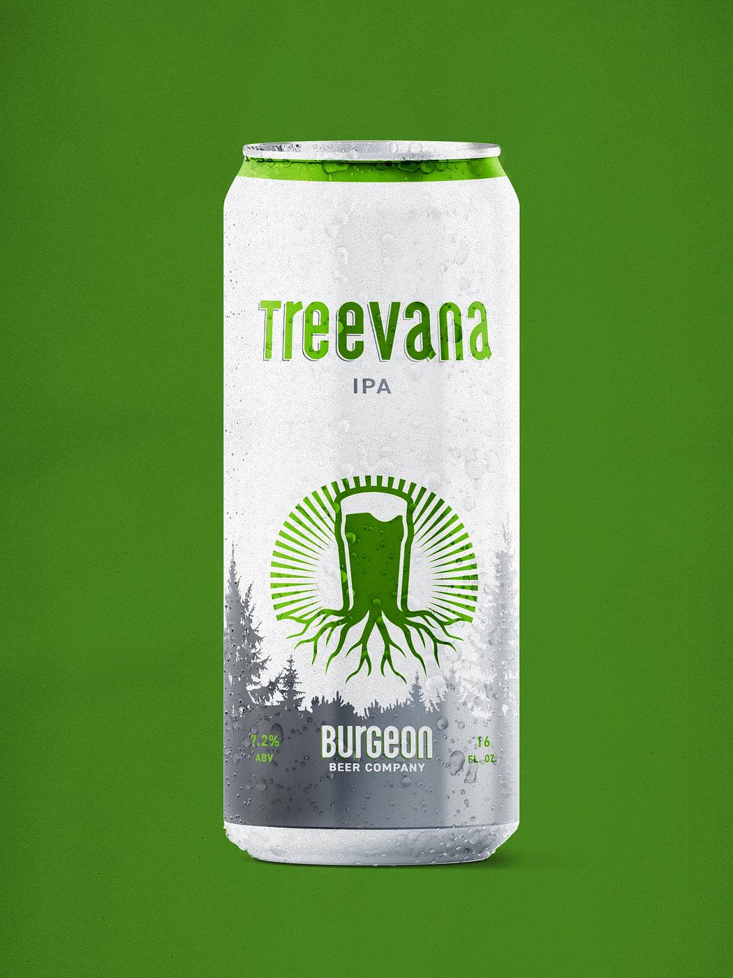 Treevana IPA by Burgeon Beer Company