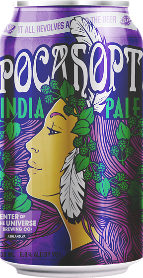 Pocahoptas IPA by Center of the Universe Brewing Co
