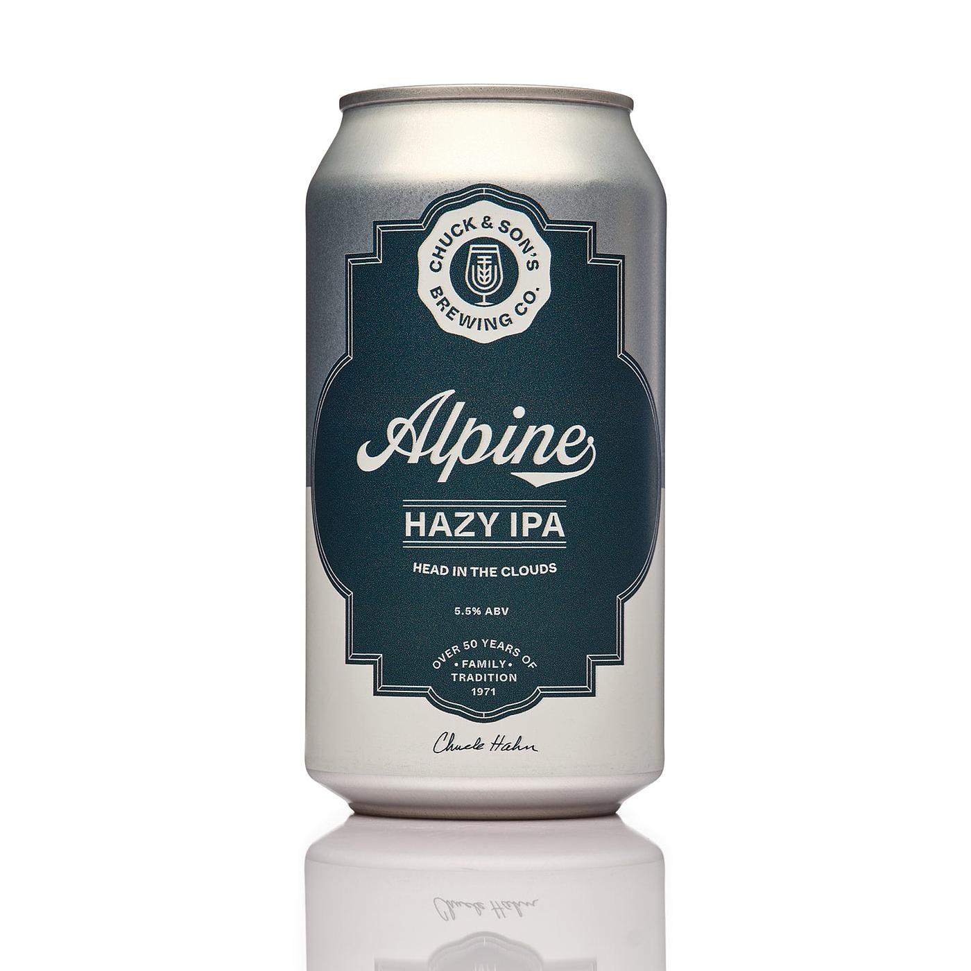 Alpine Hazy IPA by Chuck and Son’s Brewing Co.