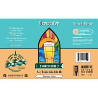 Brewcifer Hazy Double IPA by Church Street Brewing Company