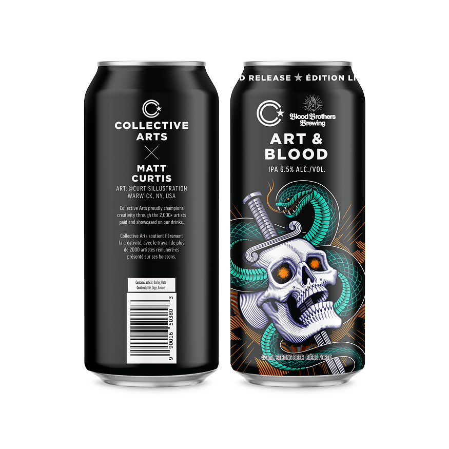 Art & Blood IPA by Collective Arts Brewing