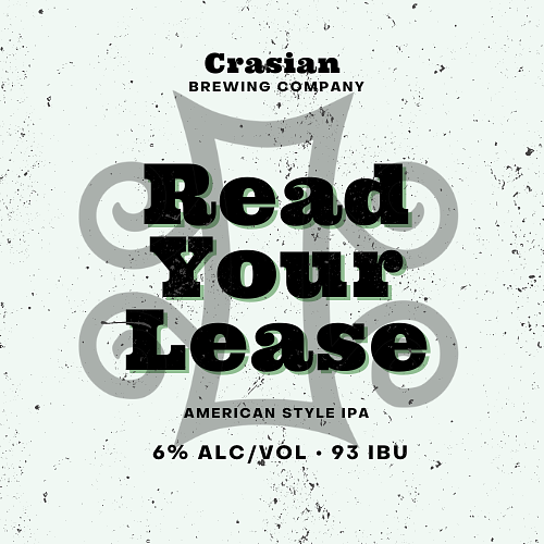 Read Your Lease by Crasian Brewing Co