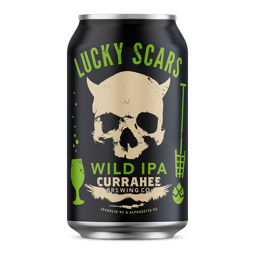 Lucky Scars Wild IPA by Currahee Brewing Company