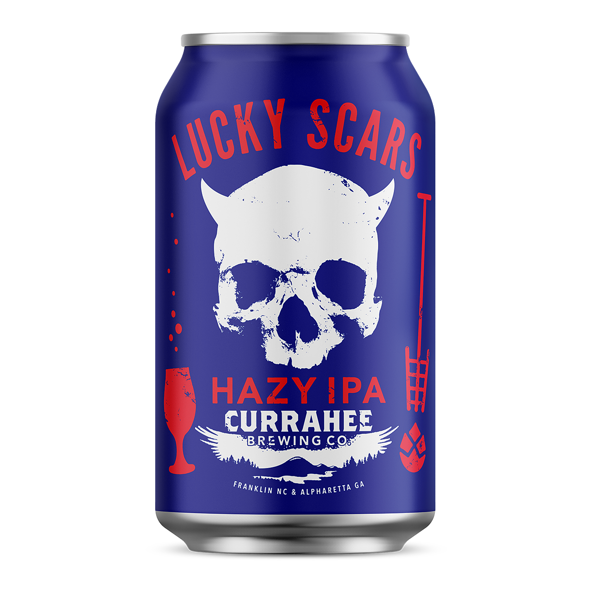 Lucky Scars Hazy IPA by Currahee Brewing Company
