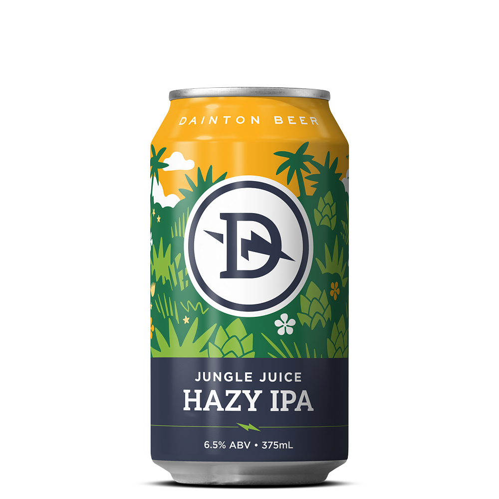 Jungle Juice Hazy IPA by Dainton Beer