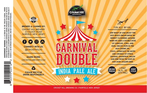 Carnival Double IPA by Cricket Hill Brewing Co. Inc.