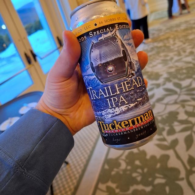 Trailhead Hazy IPA by Crow Peak Brewing Co
