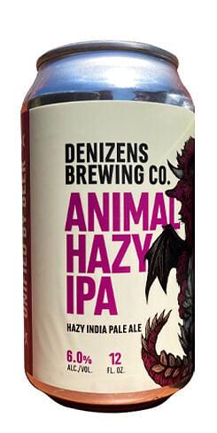 Animal Hazy IPA by Denizens Brewing Company