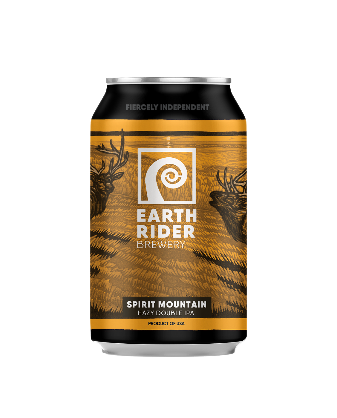 Spirit Mountain Hazy Double IPA by Earth Rider Brewing Co